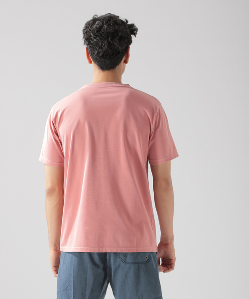 BAYFLOW（ベイフロー）の「ピグメントロゴ S/S ＴEE（Tシャツ/カットソー・メンズ・ピンク/サックスブルー/ベージュ/ホワイト・MEDIUM/SMALL/LARGE）」の12枚目の写真