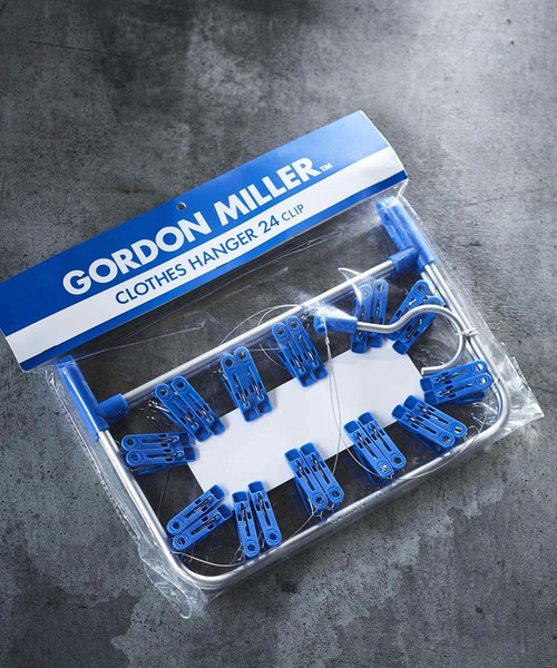 GORDON MILLER（ゴードンミラー）の「GORDON MILLER（ゴードンミラー）CLOTHES HANGER 24CLIP　ハンガー 24本（ランドリーグッズ・レディース・ブルー・ONE SIZE）」の2枚目の写真