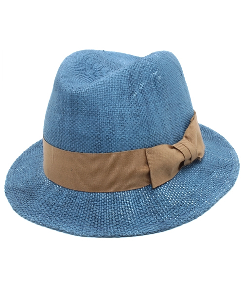 ROSE BUD(ローズバッド)の「(FERRUCCIO VECCHI) 342380/ 1990 PANAMA HAT(ハット・レディース・ナチュラル/グレー/ブルー/ベージュ・ONE SIZE)」の4枚目の写真