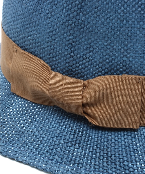 ROSE BUD(ローズバッド)の「(FERRUCCIO VECCHI) 342380/ 1990 PANAMA HAT(ハット・レディース・ナチュラル/グレー/ブルー/ベージュ・ONE SIZE)」の8枚目の写真