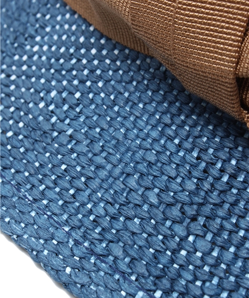 ROSE BUD(ローズバッド)の「(FERRUCCIO VECCHI) 342380/ 1990 PANAMA HAT(ハット・レディース・ナチュラル/グレー/ブルー/ベージュ・ONE SIZE)」の7枚目の写真