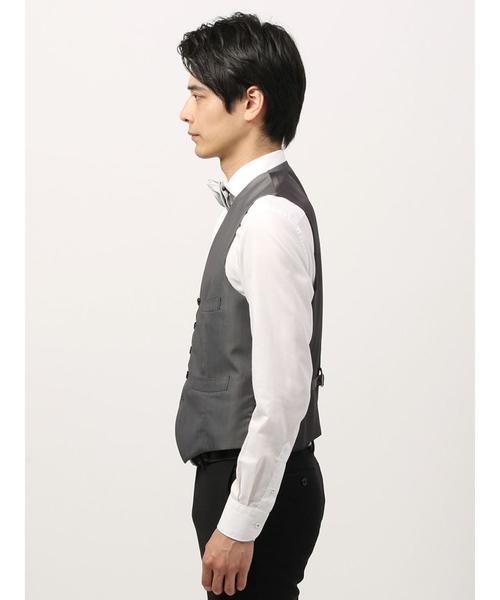 THE SUIT COMPANY(ザ・スーツカンパニー)の「<FORMAL>ヘリンボーン×ハウンドトゥース リバーシブルジレ(ベスト・メンズ・グレー・LL/S/SS/M/L)」の7枚目の写真