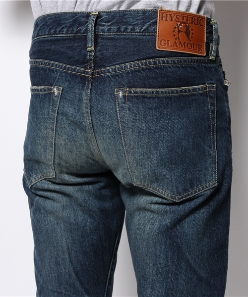 HYSTERIC GLAMOUR（ヒステリックグラマー）の「VLU加工 デニムスリムストレートPT（デニムパンツ・メンズ・インディゴブルー・30inch/31inch/29inch/34inch/28inch/32inch）」の5枚目の写真