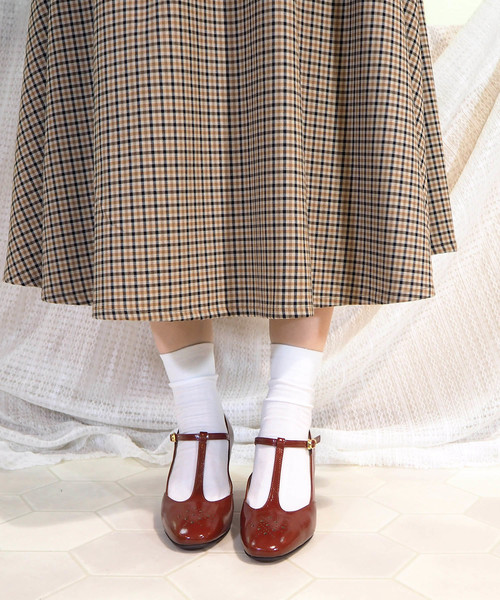 cava cava（サヴァサヴァ）の「〈cava cava（サヴァサヴァ）〉Tストラップパンプス（パンプス・レディース・ネイビー/レッド/ブラック/シルバー・22.5cm/23.5cm/24.5cm/23.0cm/24.0cm）」の7枚目の写真