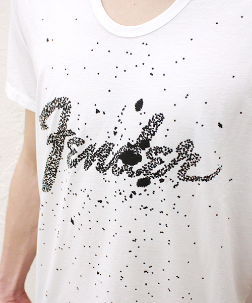 Lui's（ルイス）の「LAD MUSICIAN×Fender×Lui's トリプルコラボ限定Tシャツ（Tシャツ/カットソー・メンズ・ホワイト/ブラック/ブルー/ピンク・42/44/46）」の10枚目の写真