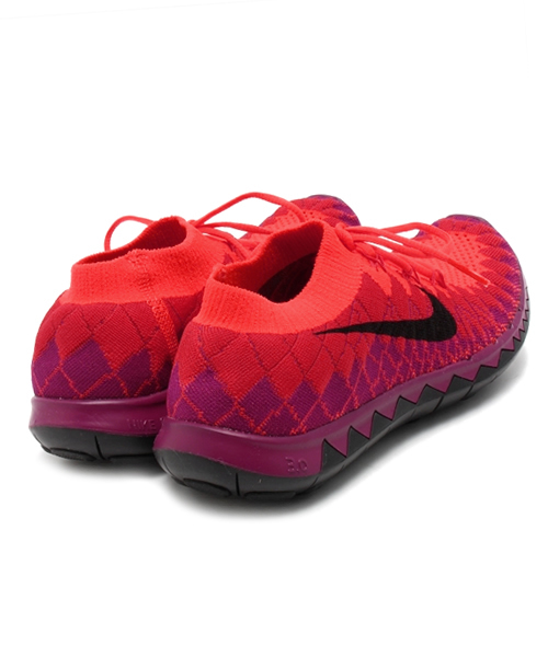 NIKE（ナイキ）の「ウィメンズ ナイキ フリー フライニット WMNS NIKE FREE 3.0 FLYKNIT 636231-600（スニーカー・レディース・レッド・24.5cm/26cm/23.5cm/23cm/24cm）」の6枚目の写真