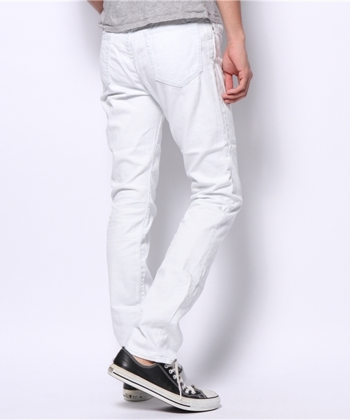 goa（ゴア）の「10ozブリーチデニムスキニーパンツ（デニムパンツ・メンズ・グレー系その他/ブルー系その他・1/2）」の4枚目の写真