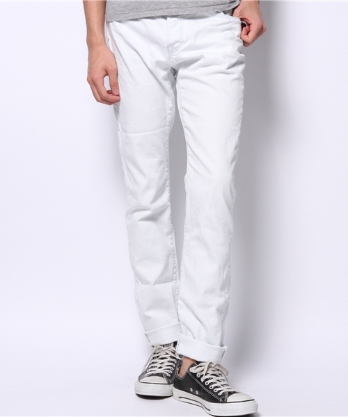 goa（ゴア）の「10ozブリーチデニムスキニーパンツ（デニムパンツ・メンズ・グレー系その他/ブルー系その他・1/2）」の11枚目の写真