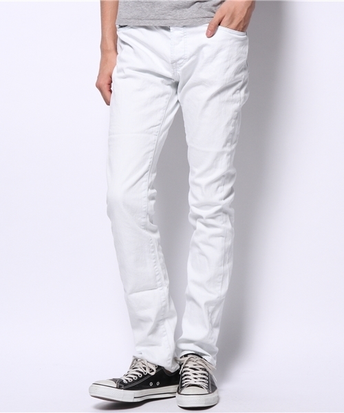 goa（ゴア）の「10ozブリーチデニムスキニーパンツ（デニムパンツ・メンズ・グレー系その他/ブルー系その他・1/2）」の13枚目の写真