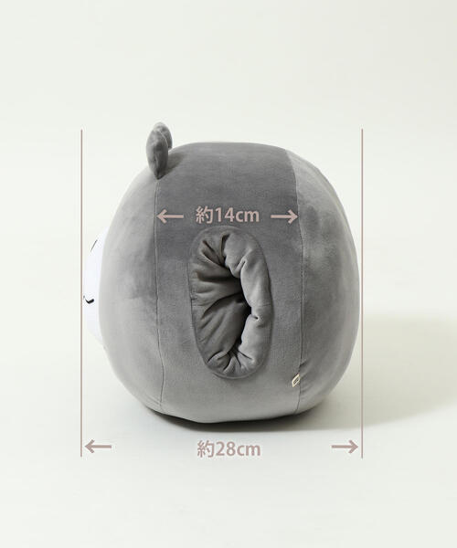 coen（コーエン）の「【WEB限定】コーエンベアもふもふピローハンドインクッション（クッション/クッションカバー・レディース・ブラック/グレー/ブラウン・FREE）」の17枚目の写真