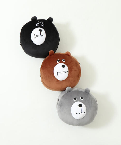 coen（コーエン）の「【WEB限定】コーエンベアもふもふピローハンドインクッション（クッション/クッションカバー・レディース・ブラック/グレー/ブラウン・FREE）」の12枚目の写真