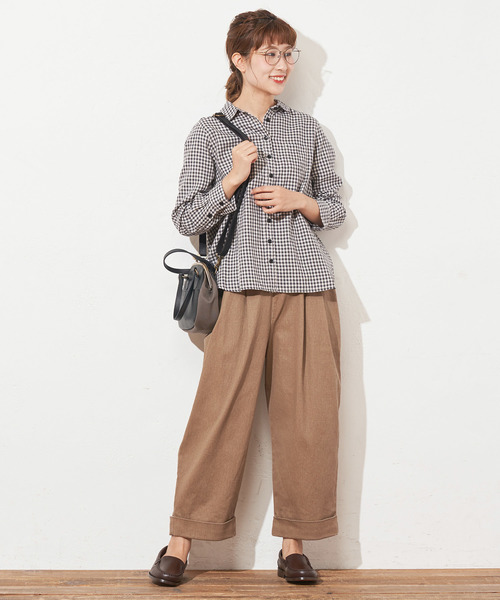 Cin ピュアルセシン のファッション Pual 前開きブラウス シャツ ブラウス Pual Ce セール Ce