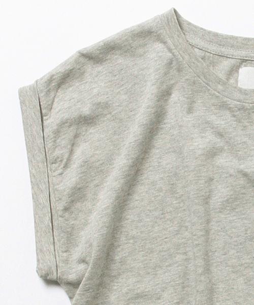Ray BEAMS（レイビームス）の「Ray BEAMS / ロールアップスリーブ コットン Tシャツ（Tシャツ/カットソー・レディース・ホワイト/シルバー/チャコールグレー/ブラック・ONE SIZE）」の20枚目の写真