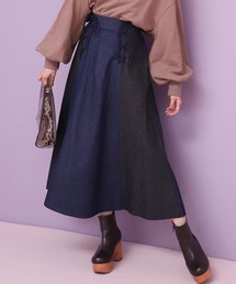 ダブルレースアップスカート