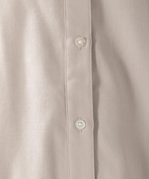 BAYFLOW(ベイフロー)の「ウラキモウロングシャツ(シャツ/ブラウス・レディース・ブラック/ネイビー/グレー/オフホワイト・SMALL/MEDIUM)」の18枚目の写真