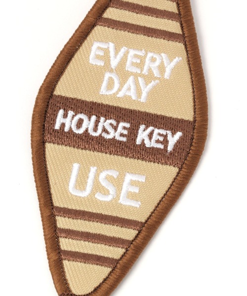 BAYFLOW（ベイフロー）の「BF／ワッペンキーホルダー（キーホルダー・レディース・ネイビー/イエロー/ナチュラル/ホワイト/マスタード・0）」の9枚目の写真