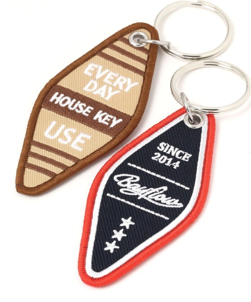 BAYFLOW（ベイフロー）の「BF／ワッペンキーホルダー（キーホルダー・レディース・ネイビー/イエロー/ナチュラル/ホワイト/マスタード・0）」の13枚目の写真