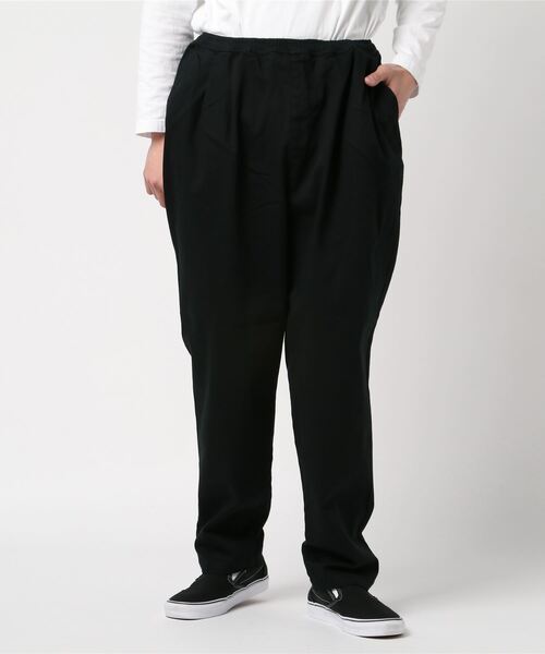 Blue Standard (ブルースタンダード)の「【BLUE STANDARD】シェフパンツ/バギーパンツ/イージーパンツ/ビッグシルエットパンツ/ツイル/ワイドシルエット(その他パンツ・メンズ・ブラウン/ネイビー/ブラック/ベージュ/グレー・LARGE/X-LARGE/MEDIUM)」の2枚目の写真