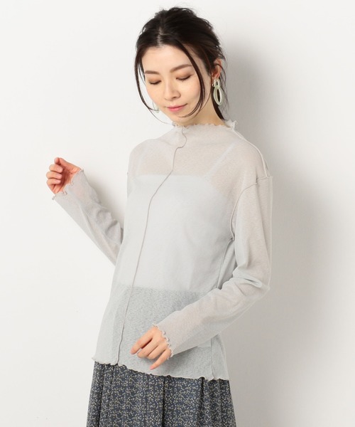 archives（アルシーヴ）の「ハイネックプルオーバー（Tシャツ/カットソー・レディース・カーキ/オレンジ/ブラック/グレー・MEDIUM）」の3枚目の写真