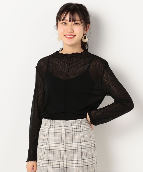 archives（アルシーヴ）の「ハイネックプルオーバー（Tシャツ/カットソー・レディース・カーキ/オレンジ/ブラック/グレー・MEDIUM）」の2枚目の写真