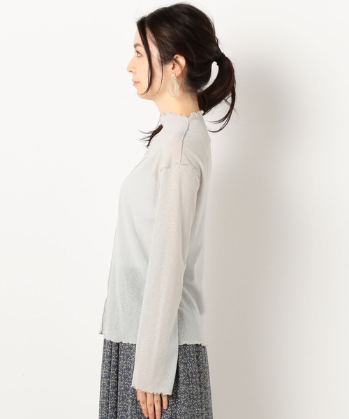 archives（アルシーヴ）の「ハイネックプルオーバー（Tシャツ/カットソー・レディース・カーキ/オレンジ/ブラック/グレー・MEDIUM）」の19枚目の写真