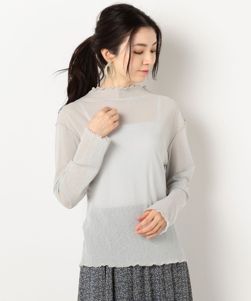 archives（アルシーヴ）の「ハイネックプルオーバー（Tシャツ/カットソー・レディース・カーキ/オレンジ/ブラック/グレー・MEDIUM）」の18枚目の写真