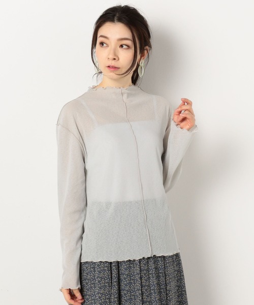 archives（アルシーヴ）の「ハイネックプルオーバー（Tシャツ/カットソー・レディース・カーキ/オレンジ/ブラック/グレー・MEDIUM）」の17枚目の写真