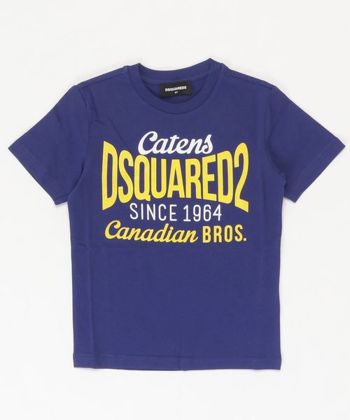 DSQUARED2（ディースクエアード）の「DSQUARED2（ディースクエアード）Kids & Junior コットンTシャツカットソー（Tシャツ/カットソー・キッズ・ブラック/ライトブルー/イエロー/ブルー/ホワイト/レッド/グリーン/オレンジ/ダークパープル・10Y/12Y/6Y/14Y/8Y）」の5枚目の写真