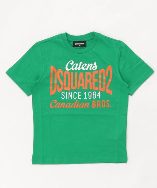 DSQUARED2（ディースクエアード）の「DSQUARED2（ディースクエアード）Kids & Junior コットンTシャツカットソー（Tシャツ/カットソー・キッズ・ブラック/ライトブルー/イエロー/ブルー/ホワイト/レッド/グリーン/オレンジ/ダークパープル・10Y/12Y/6Y/14Y/8Y）」の3枚目の写真