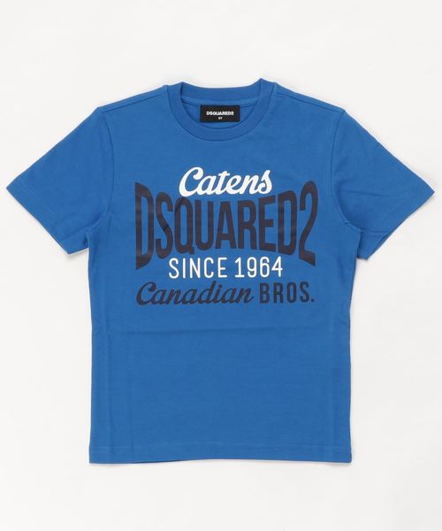 DSQUARED2（ディースクエアード）の「DSQUARED2（ディースクエアード）Kids & Junior コットンTシャツカットソー（Tシャツ/カットソー・キッズ・ブラック/ライトブルー/イエロー/ブルー/ホワイト/レッド/グリーン/オレンジ/ダークパープル・10Y/12Y/6Y/14Y/8Y）」の4枚目の写真