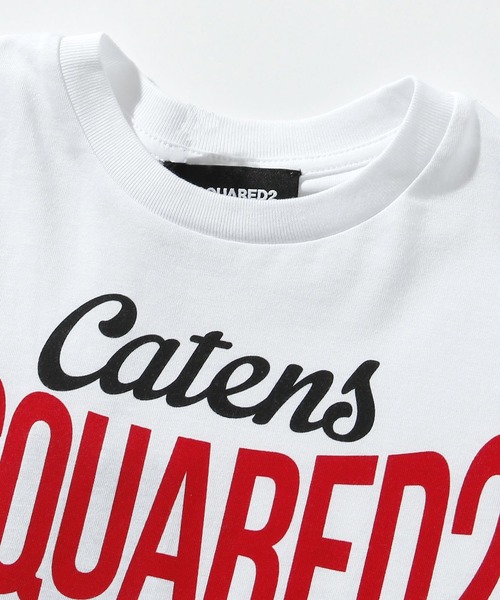 DSQUARED2（ディースクエアード）の「DSQUARED2（ディースクエアード）Kids & Junior コットンTシャツカットソー（Tシャツ/カットソー・キッズ・ブラック/ライトブルー/イエロー/ブルー/ホワイト/レッド/グリーン/オレンジ/ダークパープル・10Y/12Y/6Y/14Y/8Y）」の21枚目の写真