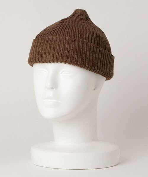 THE BAREFOOT（ベアフット）の「∴【 JABURO / ジャブロー 】CA SHORT WATCH 　ロール、ショート系 ニットキャップ ワッチ（ニットキャップ/ビーニー・メンズ・バーガンディー/ネイビー/ブラック/ベージュ/ブラウン/グレー/オフホワイト・FREE）」の8枚目の写真