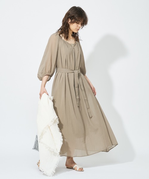 Whim Gazette（ウィムガゼット）の「コットンシフォンギャザー 