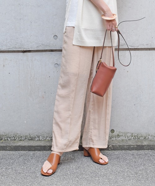 Marient(マリエント)の「楊柳シアーギャザーPT/パンツ(その他パンツ・レディース・ライトグリーン/ライトパープル/ベージュ・FREE)」の5枚目の写真