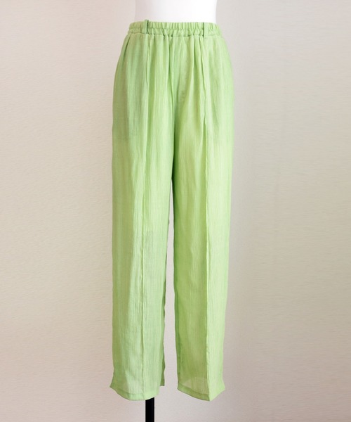 Marient(マリエント)の「楊柳シアーギャザーPT/パンツ(その他パンツ・レディース・ライトグリーン/ライトパープル/ベージュ・FREE)」の11枚目の写真