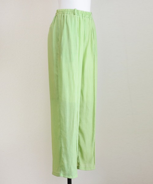 Marient(マリエント)の「楊柳シアーギャザーPT/パンツ(その他パンツ・レディース・ライトグリーン/ライトパープル/ベージュ・FREE)」の12枚目の写真