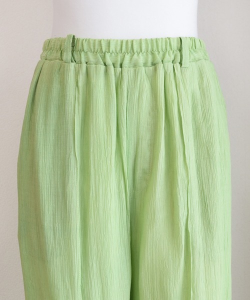 Marient(マリエント)の「楊柳シアーギャザーPT/パンツ(その他パンツ・レディース・ライトグリーン/ライトパープル/ベージュ・FREE)」の13枚目の写真