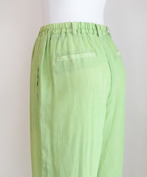 Marient(マリエント)の「楊柳シアーギャザーPT/パンツ(その他パンツ・レディース・ライトグリーン/ライトパープル/ベージュ・FREE)」の14枚目の写真