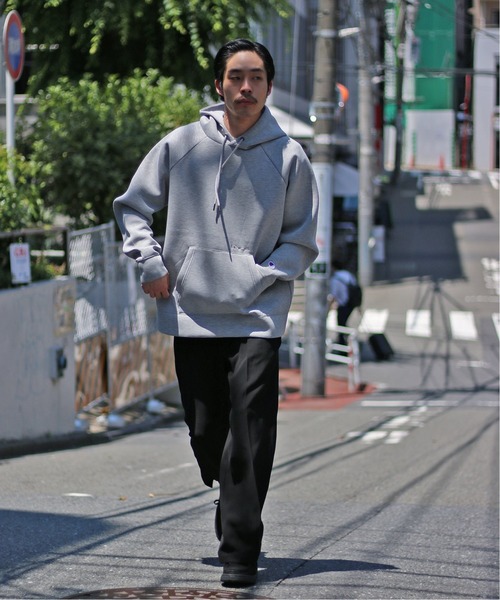 Champion(チャンピオン)の「◆【CHAMIPON / チャンピオン】 417 別注 WRAP-AIR PARKA(パーカー・メンズ・ブラック/グレー/レッド・SMALL/MEDIUM/LARGE)」の9枚目の写真