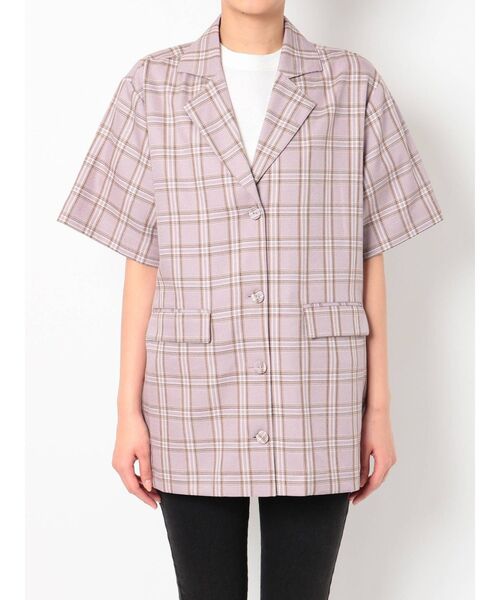 jouetie（ジュエティ）の「ハーフスリーブジャケットシャツ（シャツ/ブラウス・レディース・グリーン/アイボリー/ブラック/ブルー/その他1・MEDIUM）」の17枚目の写真