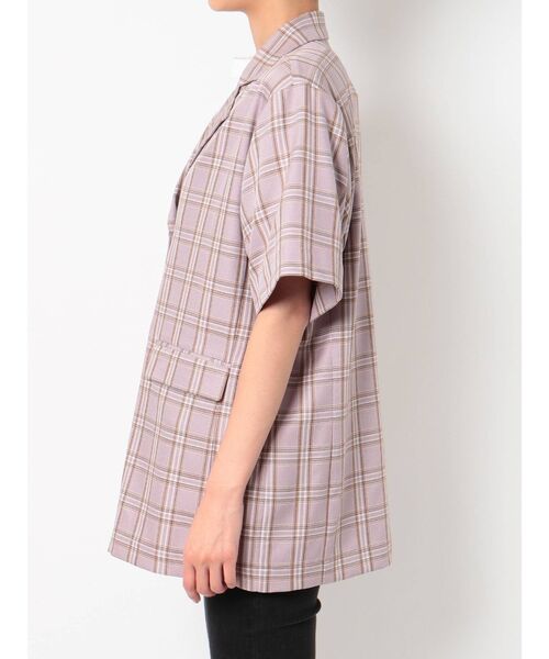 jouetie（ジュエティ）の「ハーフスリーブジャケットシャツ（シャツ/ブラウス・レディース・グリーン/アイボリー/ブラック/ブルー/その他1・MEDIUM）」の16枚目の写真