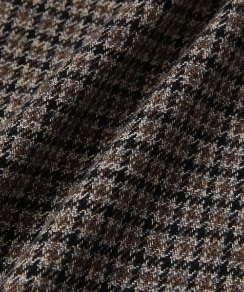 ADAM ET ROPE'(アダムエロペ)の「【HYBRID TWEED】オーバーサイズ ステンカラーコート/軽量性/イージーケア(ステンカラーコート・メンズ・チャコールグレー/ベージュ・M/L)」の19枚目の写真
