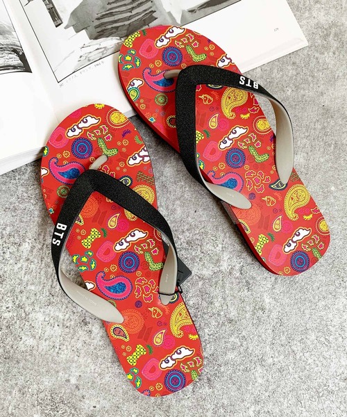 shopnikoniko（ショップニコニコ）の「BTS公式ライセンストングサンダルIDOL（サンダル・レディース・F/G/B/D/A/C/E・24cm/26cm/25cm/23cm）」の13枚目の写真