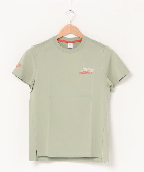Reebok（リーボック）の「クラシックス FTRS Tシャツ [Classics FTRS Tee]（Tシャツ/カットソー・レディース・グレー/アイボリー・SMALL/MEDIUM/LARGE/X-LARGE）」の2枚目の写真