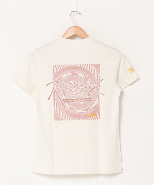 Reebok（リーボック）の「クラシックス FTRS Tシャツ [Classics FTRS Tee]（Tシャツ/カットソー・レディース・グレー/アイボリー・SMALL/MEDIUM/LARGE/X-LARGE）」の4枚目の写真