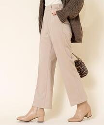 coen | ツイルジャージーセンタータックパンツ(スラックス)