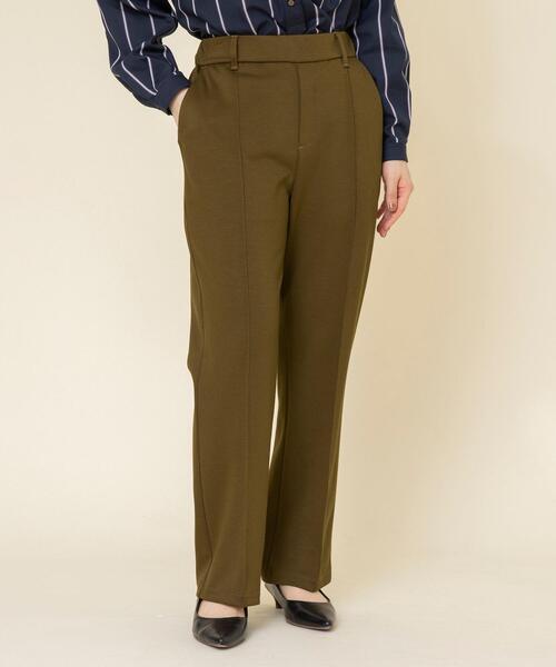 coen（コーエン）の「ツイルジャージーセンタータックパンツ（スラックス・レディース・モカ/ベージュ/ブラック・LARGE/MEDIUM）」の18枚目の写真