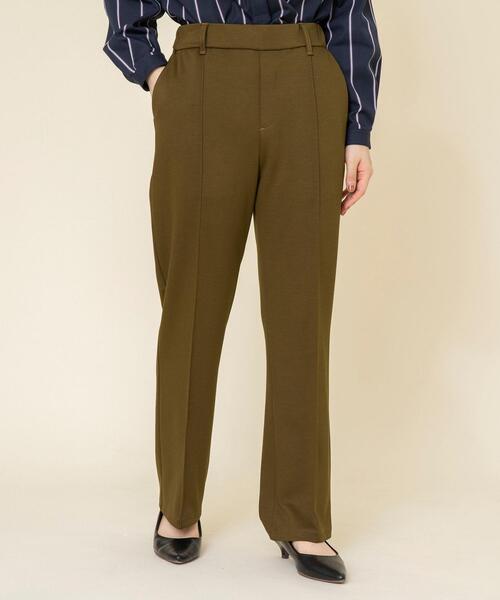 coen（コーエン）の「ツイルジャージーセンタータックパンツ（スラックス・レディース・モカ/ベージュ/ブラック・LARGE/MEDIUM）」の19枚目の写真