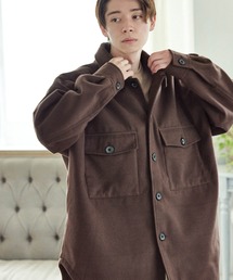 MONO-MART | ウーリーテックシャギーメルトン オーバーサイズ CPO ブルゾン(ブルゾン)