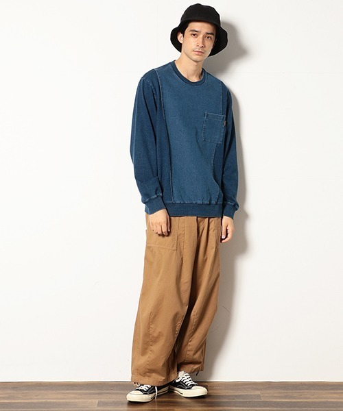 Purple&Yellow（パープルアンドイエロー）の「コットンツイルバゲットハット（ハット・メンズ・ブラック・FREE）」の4枚目の写真